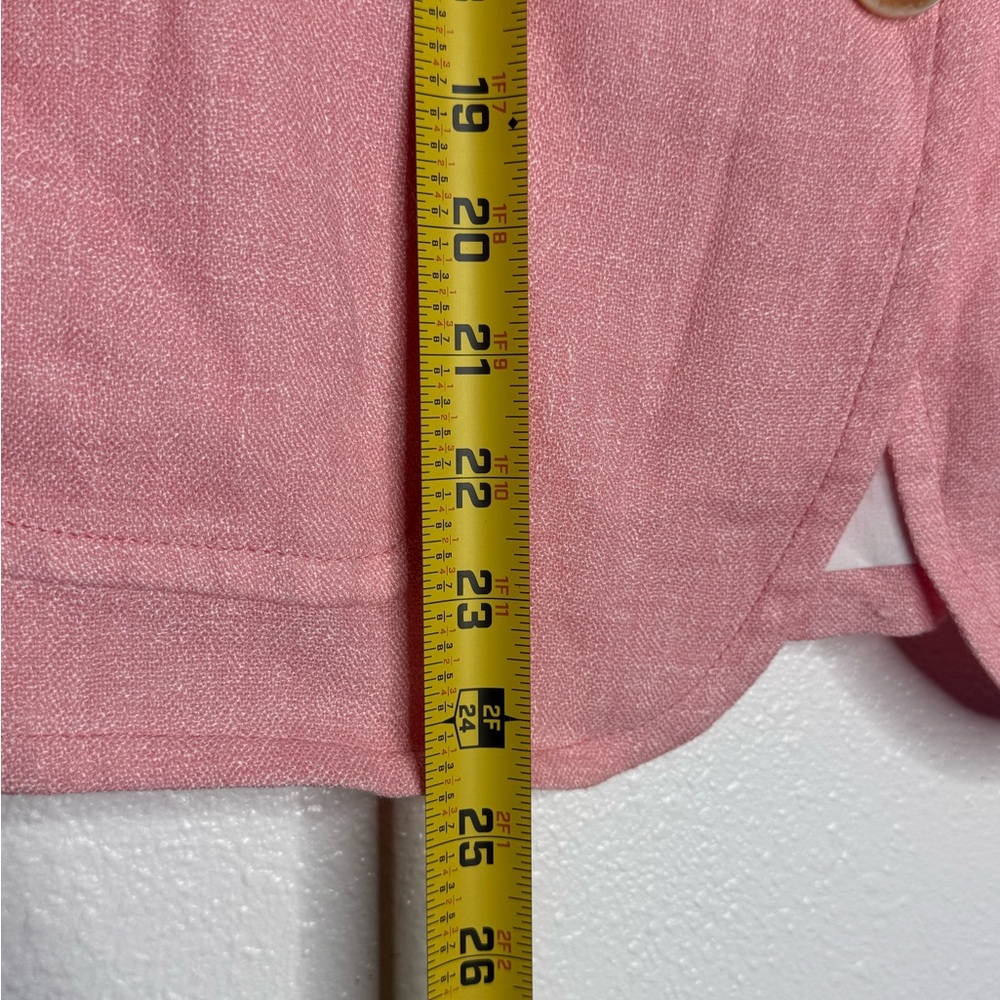 Talbots Soft Pink Linen-Blend Tailored Blazer size 2 NWOT - Picture 7 of 12